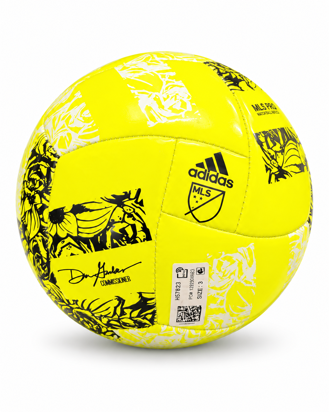 ADIDAS MLS CLUB SOCCER BALL - LIGHT GREEN