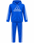 ADIDAS KIDS BRIGHT BLUE BIG LOGO HOODIE & JOGGER 2-PIECE SET