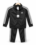 ADIDAS BOYS TRACK SET - BLACK