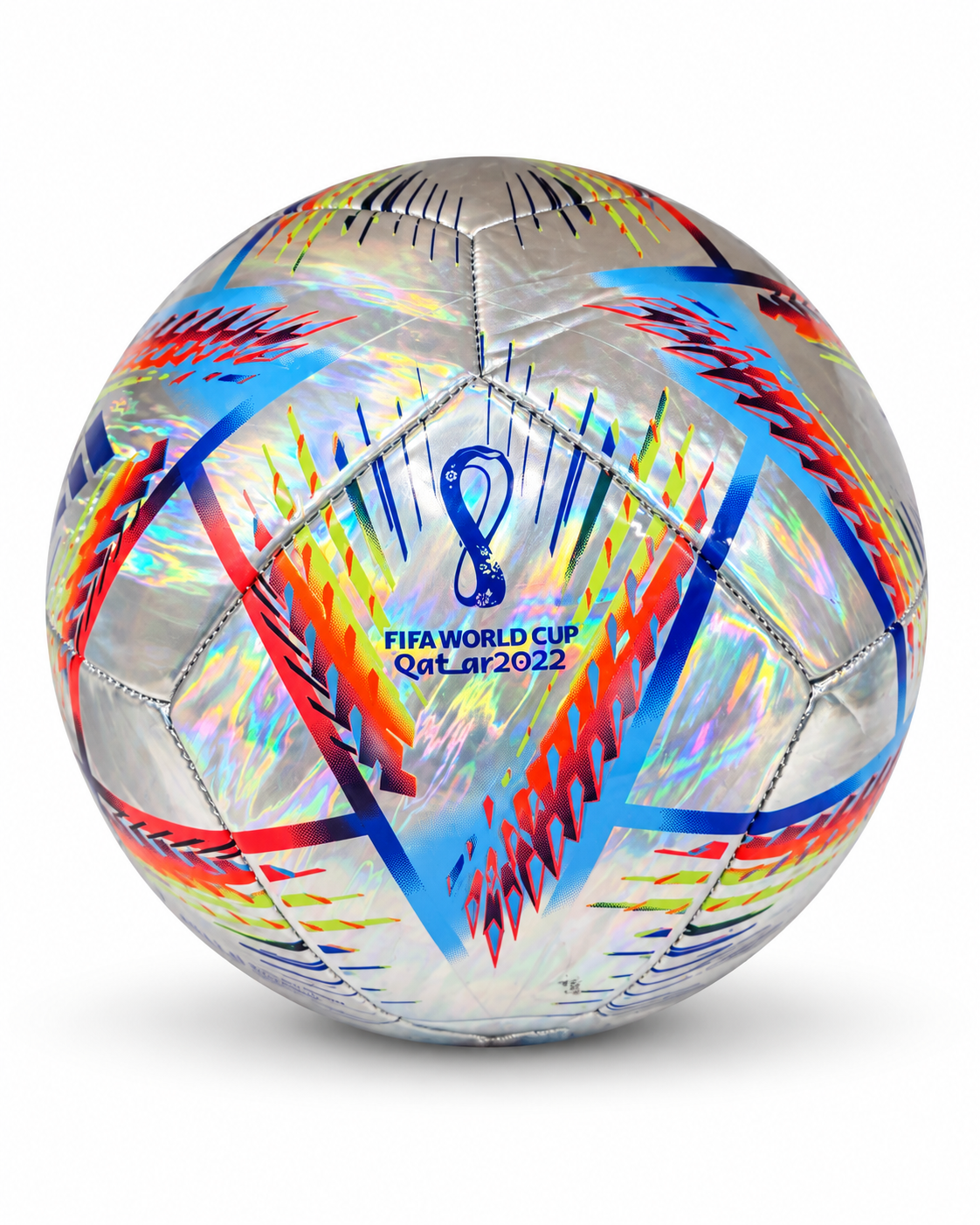 ADIDAS FIFA WORLD CUP QATAR 2022 SOCCER BALL - HOLOGRAPHIC