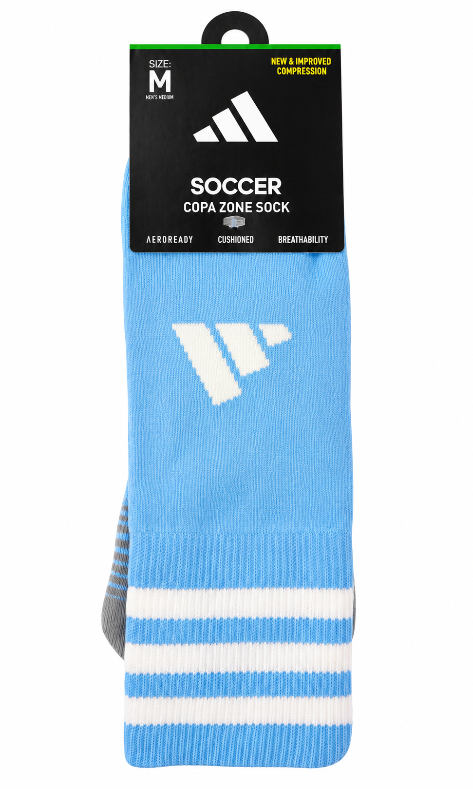 ADIDAS COPA ZONE SOCCER SOCKS (NEW & IMPROVED COMPRESSION)
