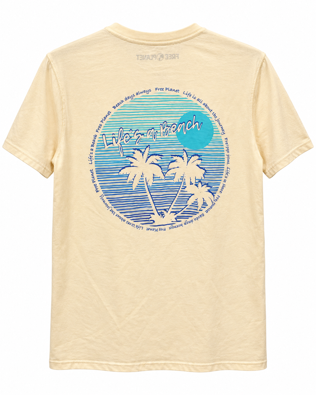 FREE PLANET MEN’S SHIRT - CREAM