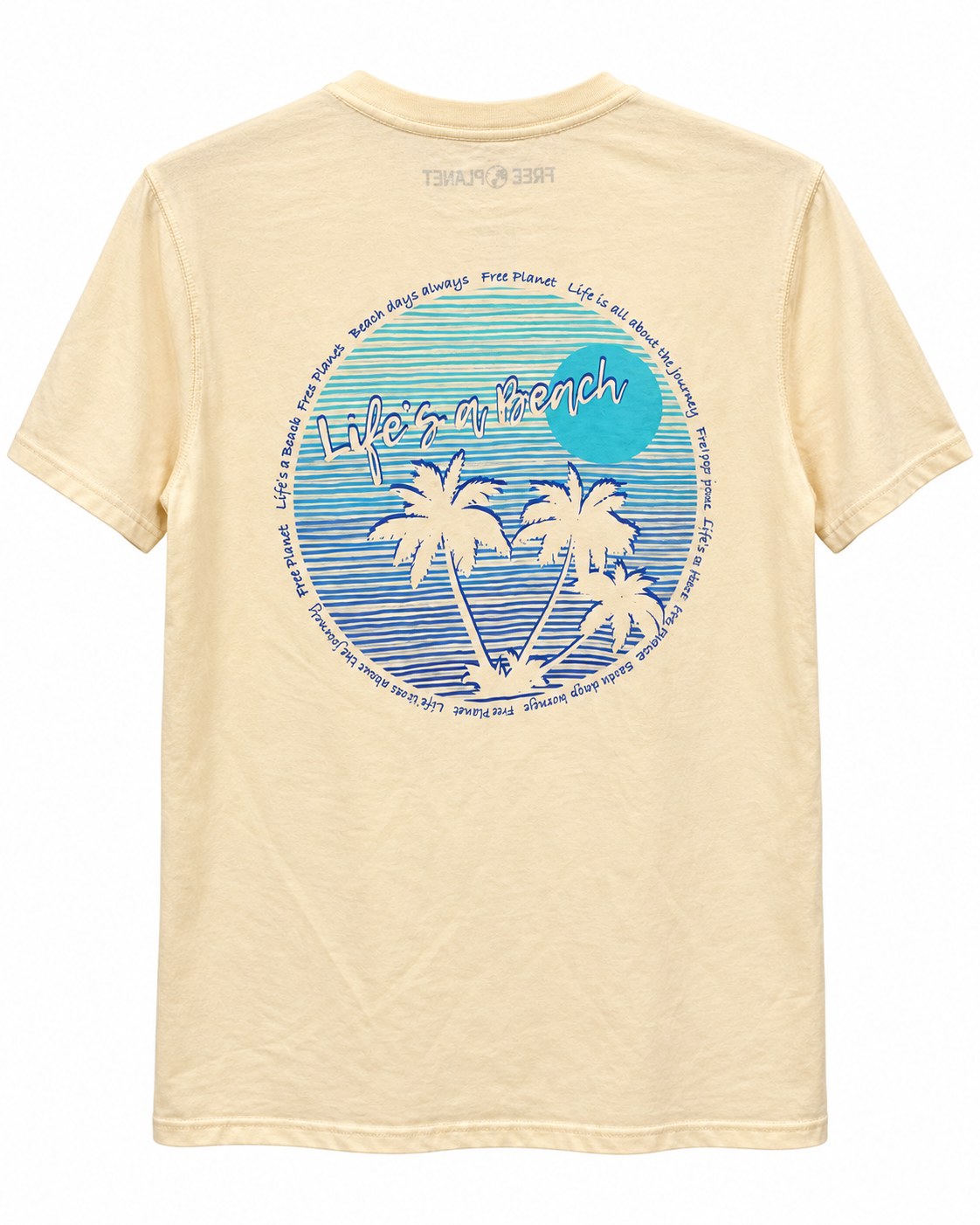FREE PLANET MEN’S SHIRT - CREAM