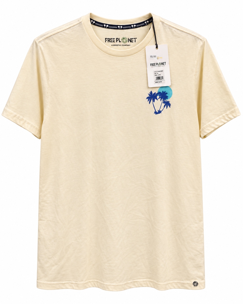 FREE PLANET MEN’S SHIRT - CREAM