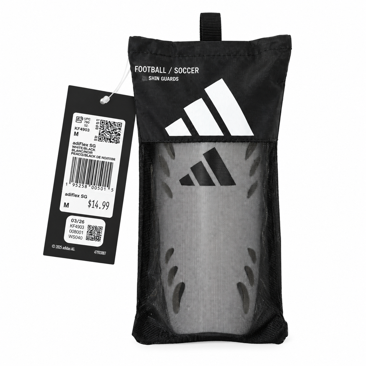 ADIDAS ADIFLEX SOCCER SHIN GUARDS
