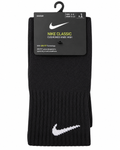 NIKE CLASSIC CUSHIONED KNEE-HIGH SOCCER SOCKS - BLACK/WHITE