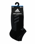 ADIDAS MEN’S SUPERLITE 3-PACK NO-SHOW SOCKS