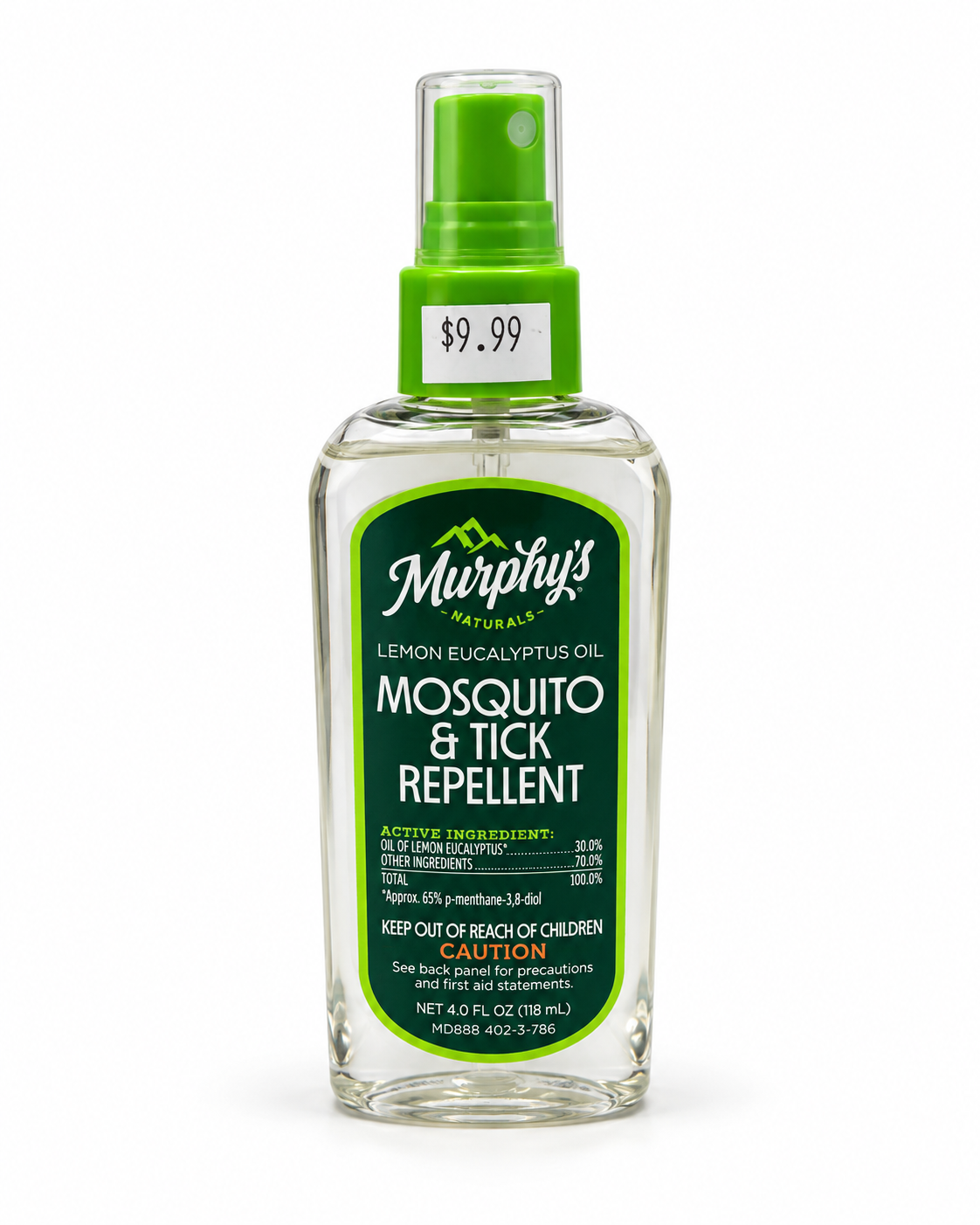 MURPHY’S NATURALS LEMON EUCALYPTUS OIL MOSQUITO & TICK REPELLENT – 4 FL OZ