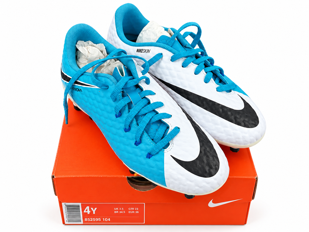 HYPERVENON OUTDOORCLEAT KID WHT-BLUE