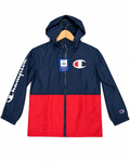 CHAMPION YOUTH COLORBLOCK HOODED WINDBREAKER