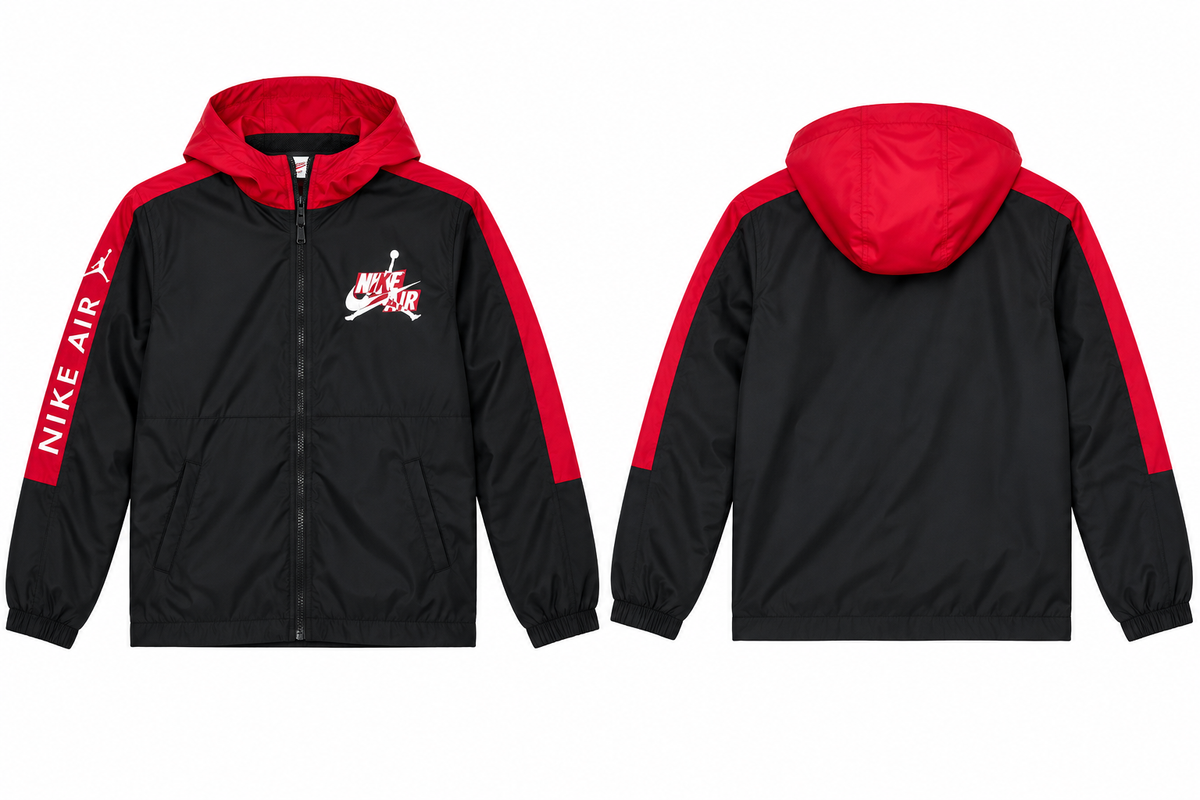 JORDAN NIKE AIR HOODED WINDBREAKER JACKET