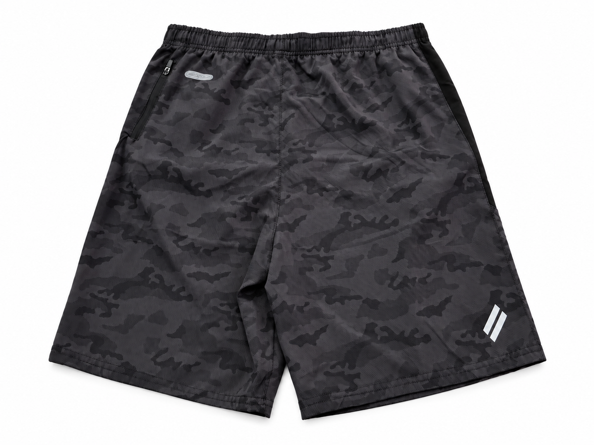 BOLLINGER MEN’S CAMO TRAINING SHORTS